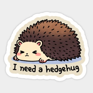 Hedgehug Sticker